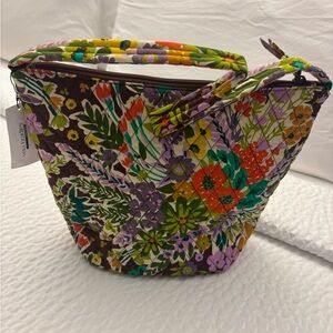 Vera Bradley Floral Slouchy Bucket Shoulder Bag Purse - new with tags!